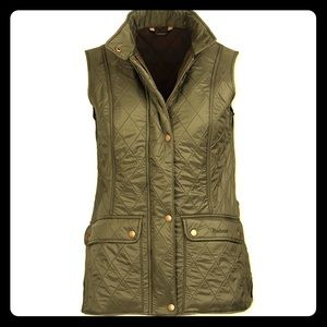 NEW ‘Barbour Wray Gilet’ vest in Olive, US 6